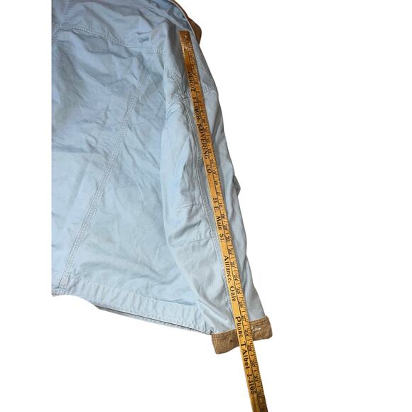 Vintage L.L Bean Blue Barn chore jacket lined corduroy collar canvas women sz XL - Picture 9 of 11